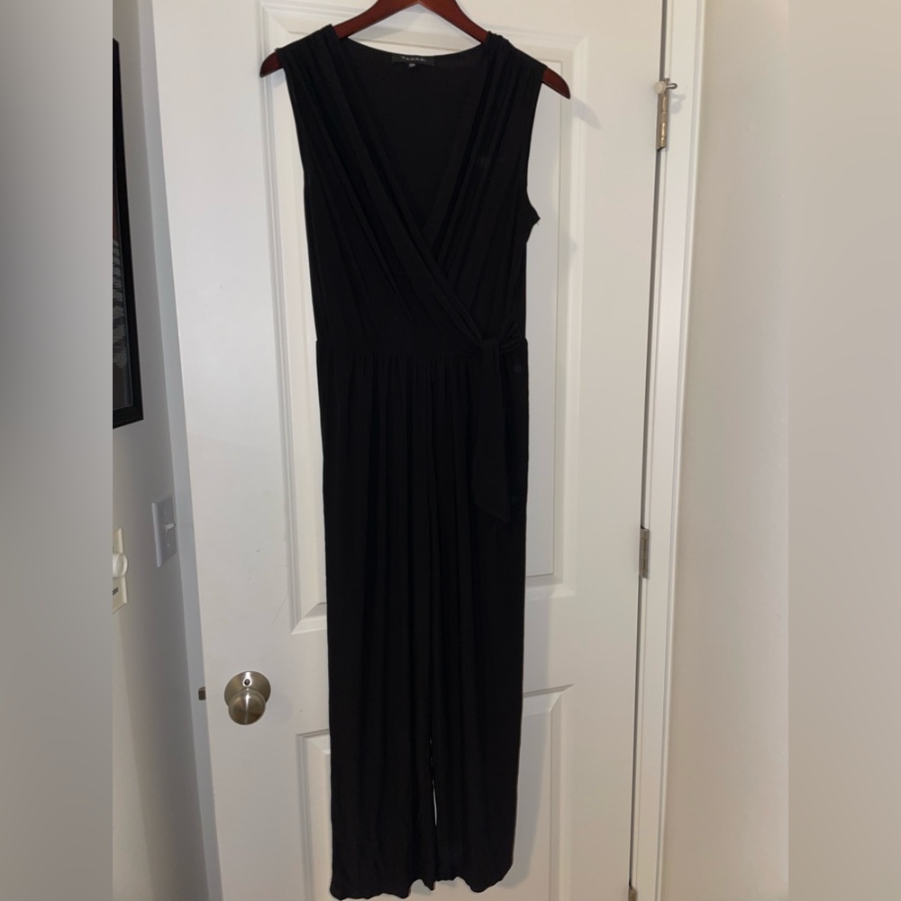 Tahari Large black jumpsuit